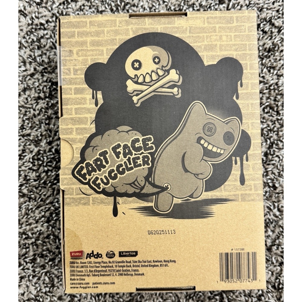 ZURU Fuggler Count UnderOO Brown Fart Face Funny Ugly‎ Monster Plush NIB - Picture 5 of 6